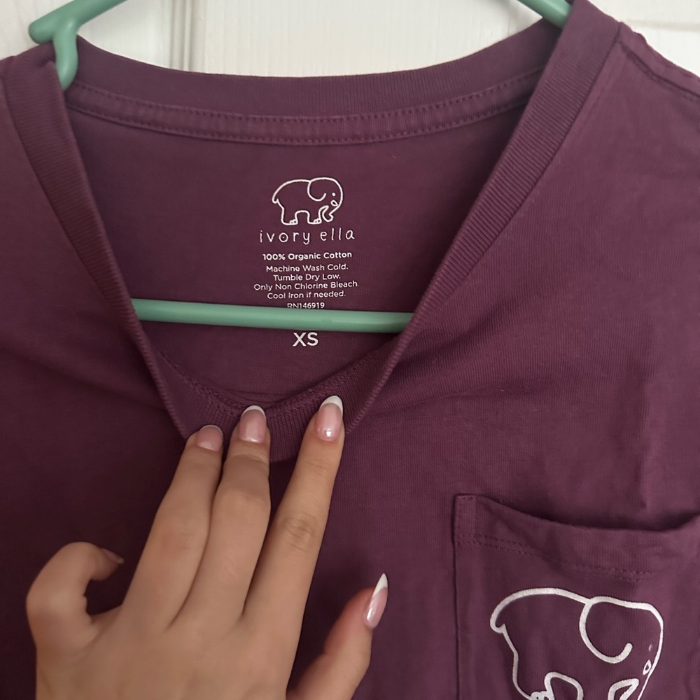 Ivory Ella Purple T-Shirt